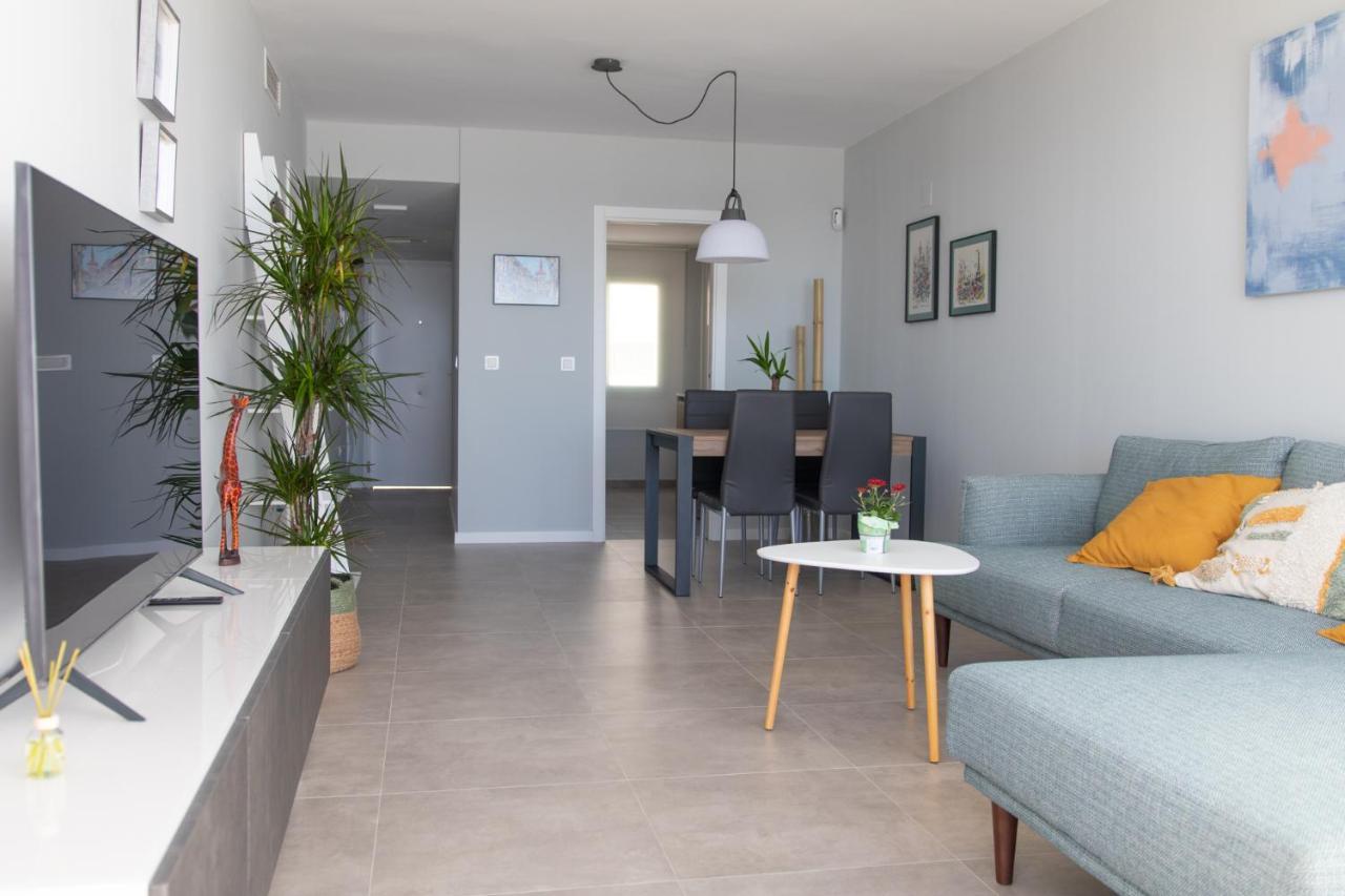 Precioso Apartamento Frente A La Playa Con Piscina Mojacar Luaran gambar